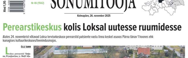 Sõnumitoojas 26. novembril