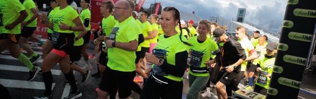 SUUR GALERII | Ööjooksu raames peeti Ülemiste keskuse ümbruses poolmaraton