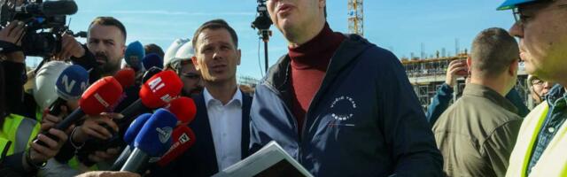 VUČIĆ SUTRA NA TERENU: Predsednik obilazi gradilište Ekspo projekta i prati napredak radova