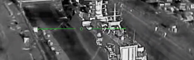 VIDEO: Ukraina droon tabas Kroonlinnas Vene sõjalaeva