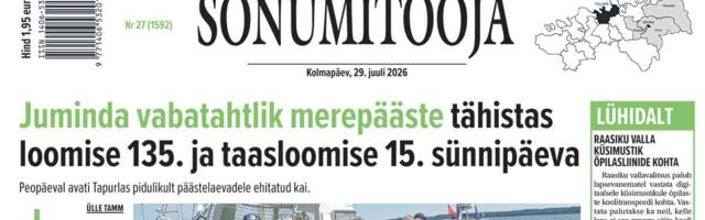Sõnumitoojas 29. juulil