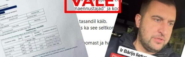 FAKTIKONTROLL | Eestis levib Läti sarilevitaja valeinfo, et joogivees on ohtlik kogus metalle