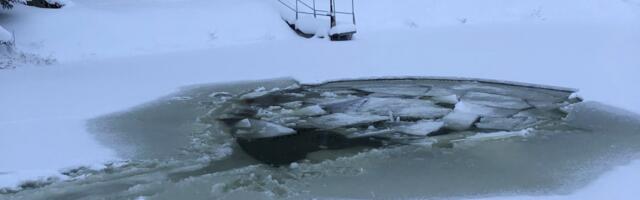 Võru vallas uppus aeraatoriga varustatud tiigil läbi jää vajunud vanem mees