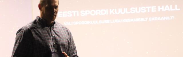 Gerd Kanter sai auväärse koha Eesti Spordi Kuulsuste Hallis