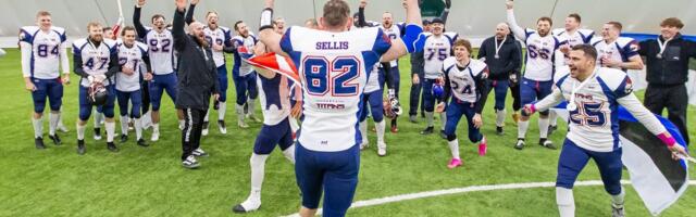 Tartu Titans krooniti seljavõiduga Ameerika jalgpallis Balti meistriks