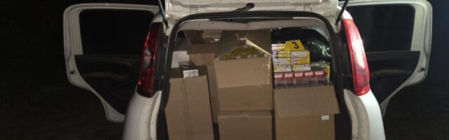 PAO PORODIČNI LANAC ŠVERCA U OBRENOVCU: Majka i sin uhvaćeni sa 20.000 paklica cigareta, roba vredna MILIONA