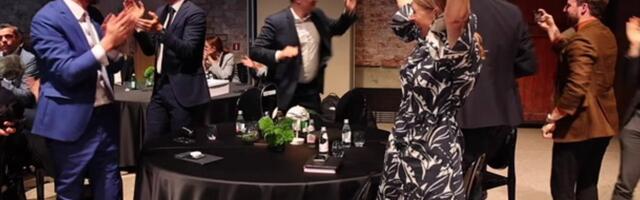 DELFI VIDEO RIIAST | Sekund peale rõõmusõnumit! Eesti delegatsiooni siiras rõõm korraldusõiguse saamise järel
