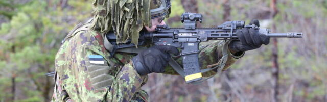 1. jalaväebrigaadi staabi- ja sidekompanii kinnistas õpitud teadmisi laskelaagris