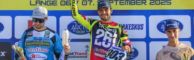 FOTOD JA VIDEOD | Langel selgusid Eesti meistrid motokrossis, MX Open klassis triumfeeris Talviku