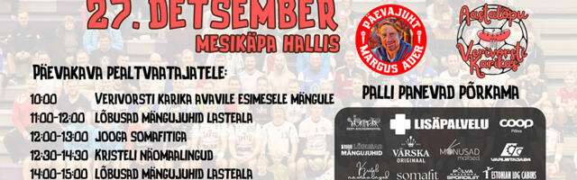 Põlvas toimub pühadehõnguline käsipalliturniir Verivorsti Karikas 2025