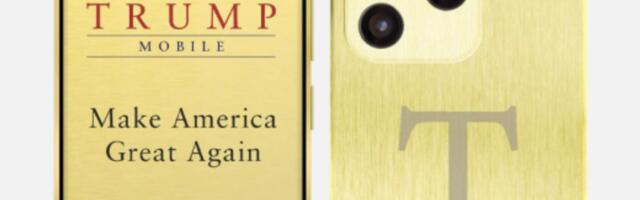Trumpi Mobile postitas enda telefonist mitu eri disainiga pilti. „Me ei tea siiani, milline see välja nägema hakkab!“