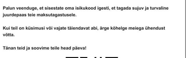 Ettevaatust: maksuameti nimel levib räige pettus