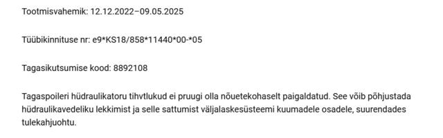 Transpordiameti uus register näitab, kas sõiduk, lisavarustus või varuosa on tunnistatud ohtlikuks
