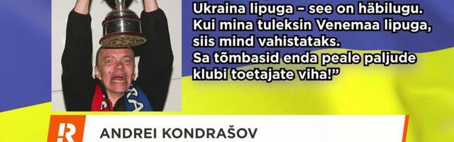 Reporter: Narva Transi fänne ärritab Ukraina lipp