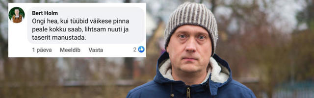 Bert Holmi kommentaar vallandas EKRE pahameele