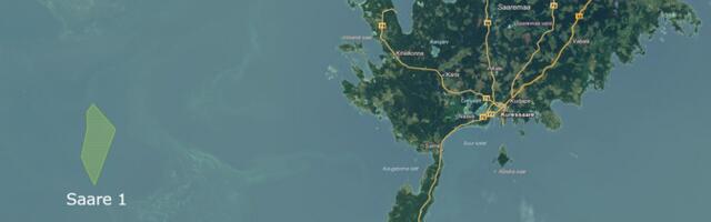 TTJA объявил аукцион на строительство морского ветропарка в зоне Saare 1