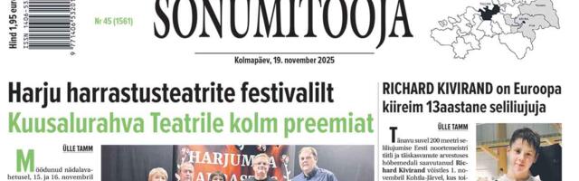 Sõnumitoojas 19. novembril