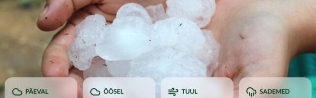 ILMATEADE | Suured raheterad, äike ja tugev sadu. Torm on kohal, päästeamet hoiatab