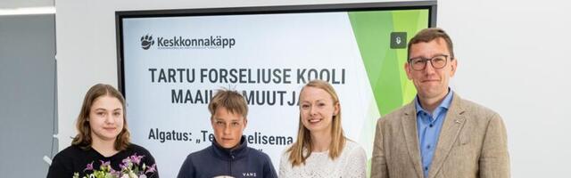 Noorte Keskkonnakäpp 2023 – Tartu Forseliuse Kooli Maailmamuutjad