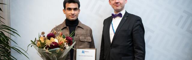 Tänavuse ITL-i Ustus Aguri stipendiumi pälvis TalTechi doktorant Junaid Sajid 