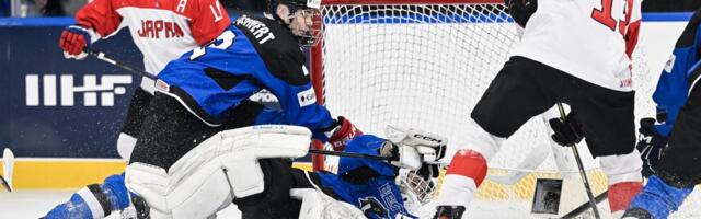 Suure edu maha mänginud Eesti jäähokinoored alustasid MMi napi kaotusega Jaapanile