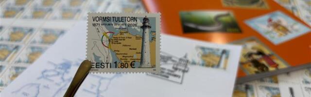 155 aastat esimesest valgusest. Omniva annab välja Vormsi tuletornile pühendatud postmargi