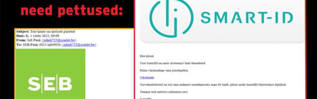 Politsei hoiatab SEB, Smart-ID ja LHV nimel levivate pettuste eest