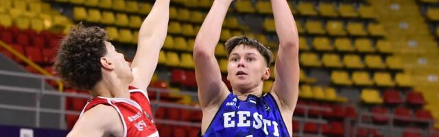 Eesti U18 korvpallikoondis kaotas Balti matši esikohta otsustanud mängus suurelt Leedule