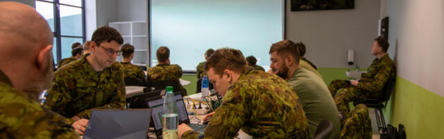 Kaitseväe Akadeemia harjutas õppusel Emajõe Kilp rühma kuni brigaadi tasemel taktikalisi tegevusi