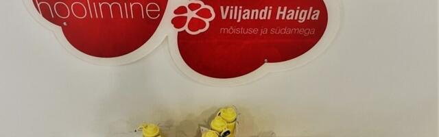 Viljandi haiglas tunnustati koroona-osakonna töötajaid