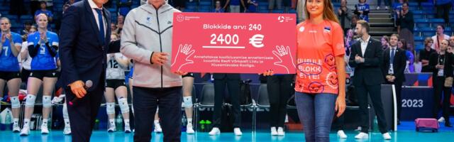 Tallinnas toimunud naiste võrkpalli EM-il pandi koolikiusule 240 blokki