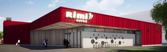 Täna asetati nurgakivi Rimi supermarketi ehitamiseks endise Szolnoki keskuse asemele