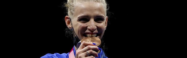 Olümpiapronksi võitnud Lehis sai tseremoonial medali kaela