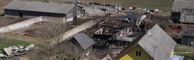 Reporter: Täna hommikul hävis Paevälja talu lüpsifarm Virumaal