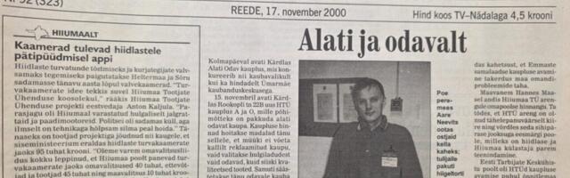 HIIU LEHT 25 AASTAT TAGASI | Kaamerad võeti pätipüüdmisel appi