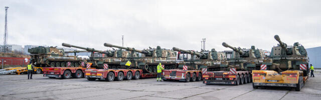 Eestisse jõudis kuus uut K9 liikursuurtükki