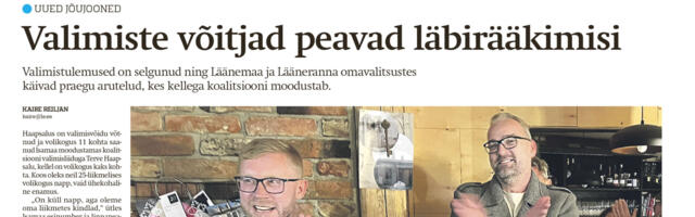 Saamata jäänud Lääne Elu jõuab postkasti täna-homme