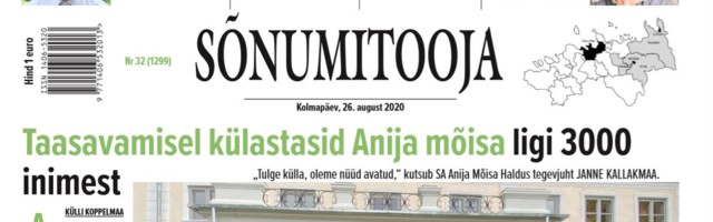 Sõnumitoojas 26. augustil