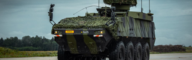 Piranha V soomustransportöörid tulid koos taanlastega