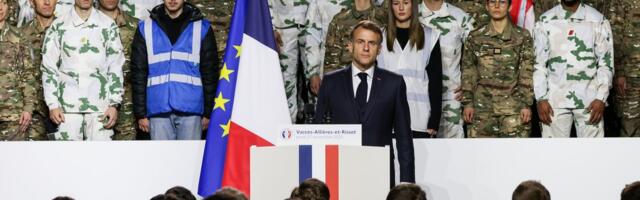 Macron teatas uue vabatahtliku sõjaväeteenistuse sisseseadmisest Prantsusmaal