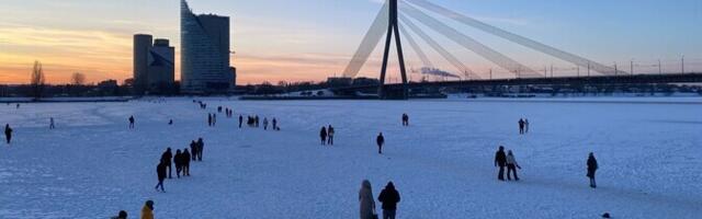 Riia keelab turvakaalutlustel Daugava jõe jääle mineku