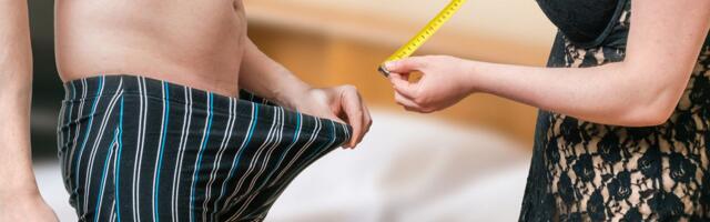 Keskmine peenis on väiksem, kui statistika väidab