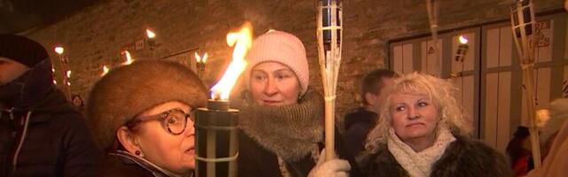 Reporter: Tõrvikurongkäigul tunti muret Ukraina ja Eesti tuleviku pärast