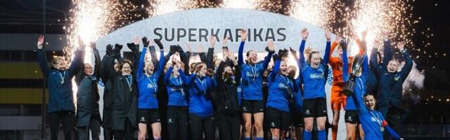 Saku Sporting võitis oma esimese superkarika