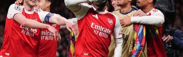 Meistrite liiga_ Arsenal alistas liidrite lahingus Bayerni, PSV Eindhoven rebis Liverpooli Anfieldil tükkideks