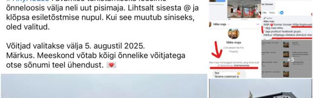 Facebookis leviv väikemajade loos on pettus: kuidas seda ära tunda?