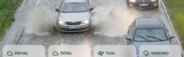 ILMATEADE | Tormine öö on seljataga, kuid vihmavarju veel kappi panna ei tasu