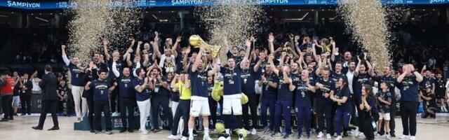 Biberovici võiduvise viis Fenerbahce kolmandat korda järjest meistriks
