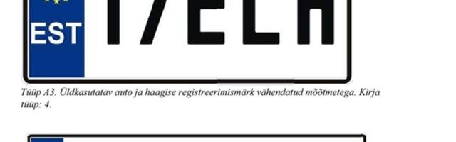 NB! Internetis müüdavad isetehtud sõidukite numbrimärgid on ebaseaduslikud