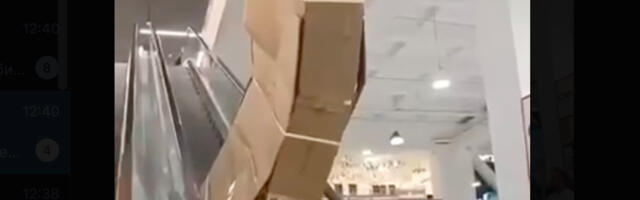 VIDEO: äsja ostetud telekas murdus pooleks